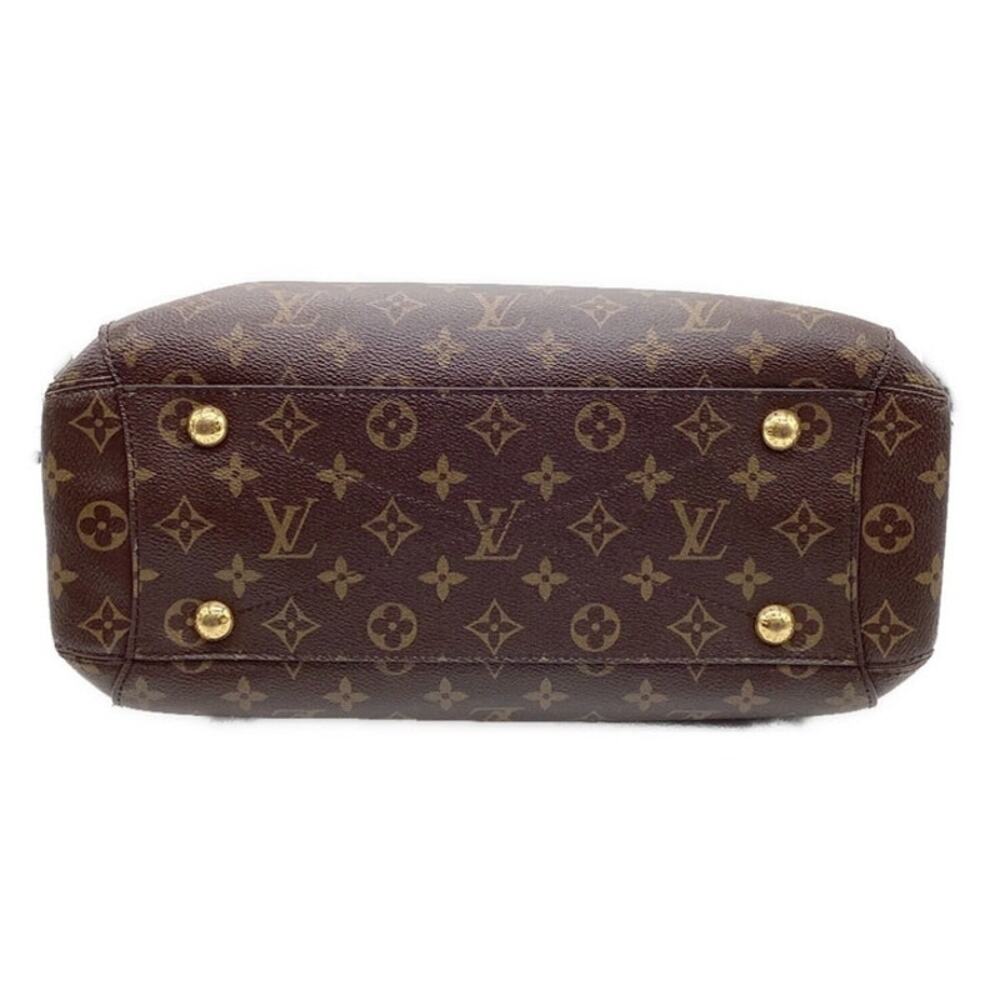 Louis Vuitton Leather Monogram Montaigne MM Bag Top Handle Satchel Luxe Glamour - Picture 3 of 9